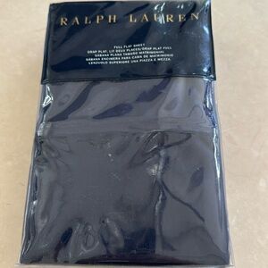 New Ralph Lauren Polo Navy Blue Full Flat Sheet. $100